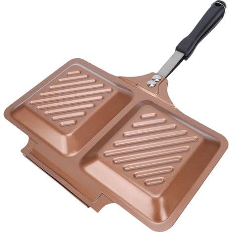 Jern Grill Sandwich Press vaffeljern grill til campingovne
