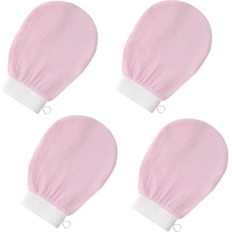 Badhandske - Ej specificerad - 3 st - Silikon - Skonsam exfoliering - Inbyggd tvåldispenser