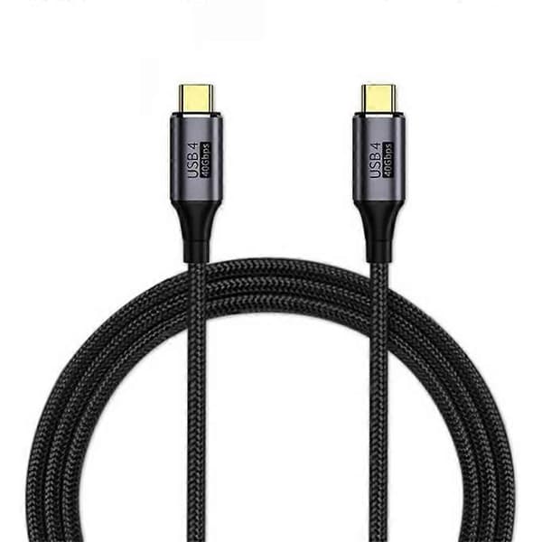 Typ A 1,2 m 8K@60Hz 40Gbps USB 4.0 Thunderbolt 3 Typ till Typ PD 100W Snabbladdningsbar Data