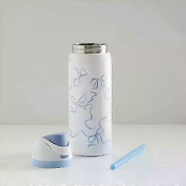 32 oz Owala Urban Outfitters Exklusiv Tied and Ture FreeSip Blå Rosettflaska