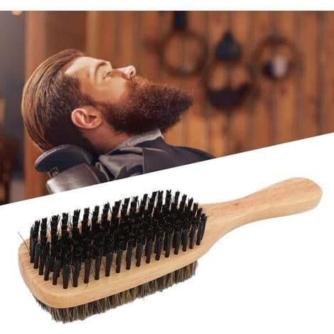 Dobbeltsidet barberkost til mænd - Dybderens af hår med ergonomisk design