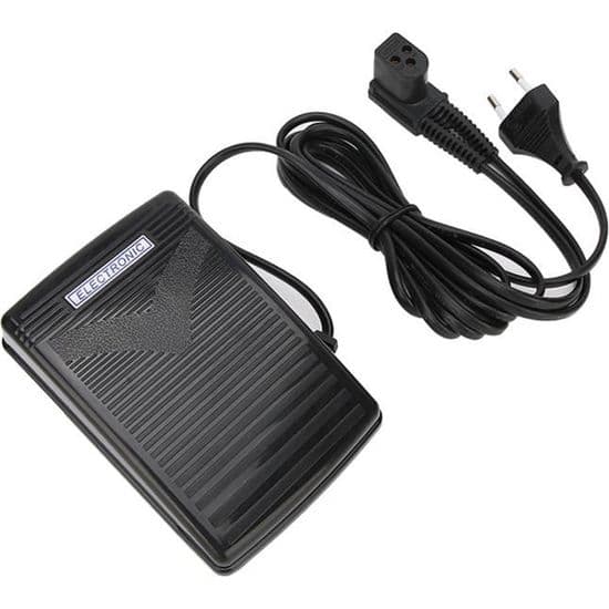 Fodpedalstyring - ESTANK - Singer 974 - 220V - Sort - Holdbar og praktisk