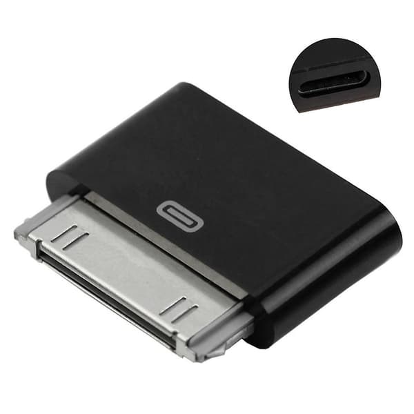 8-pin hun til 30-pin han adapter konverter til phone 4 4S 2 3 til iPod til Touch