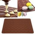 Macaron-sæt, bageform, silikone bagemåtte, silikone macaron-måtte, chokoladefremstilling