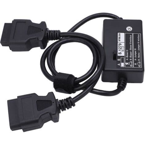 OBD2 hann til hunn diagnoseadapterkabel S.1279, S1279 erstatningsmodul for Bipper