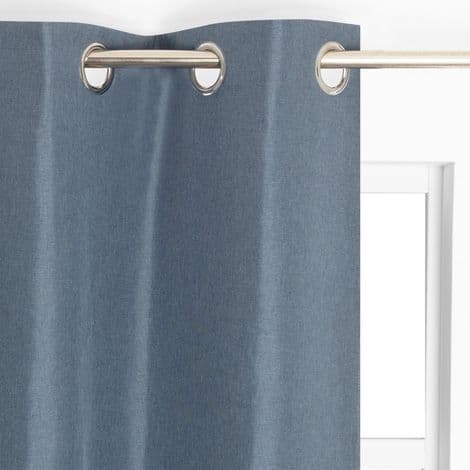 OTHER Termogardin, Chambray blå B.135 x H.240 cm