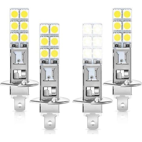 Sarja 4 H1 6000K Super White 80W LED-polttimoa sumuvaloihin