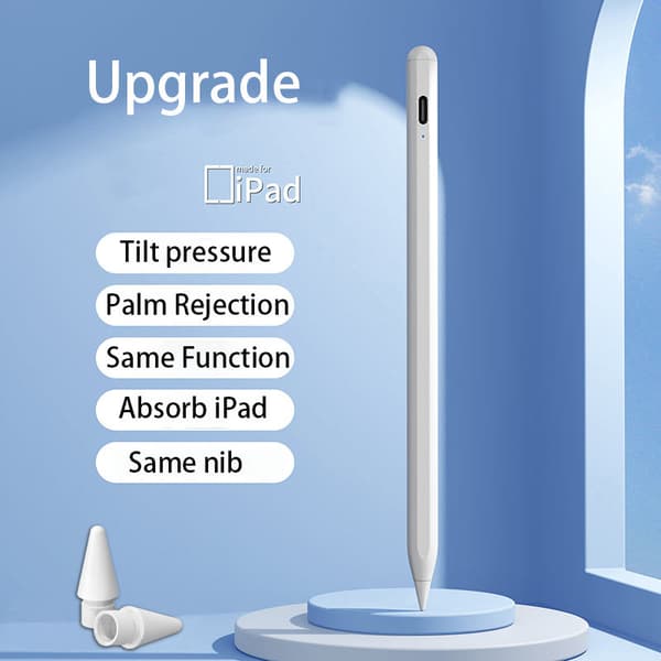 Yleiskynä iPadille 4 kärjellä, valkoinen