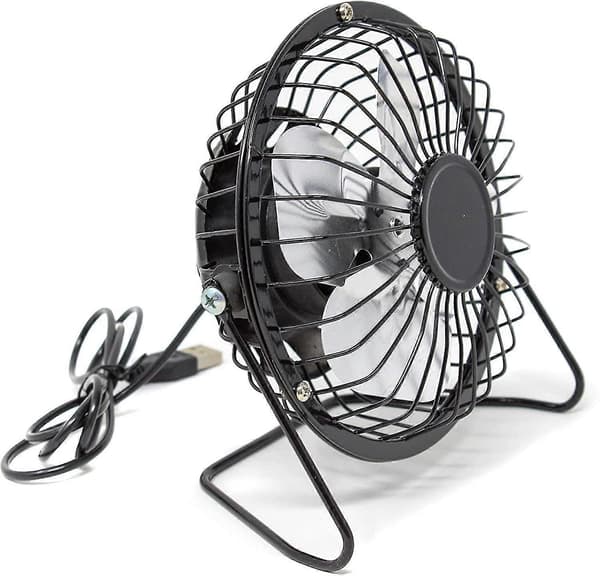 USB-ventilator med 180 graders roterende hoved