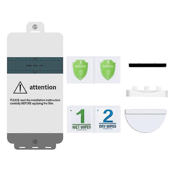 Skærmbeskyttelse til iPhone 13, High Definition TPU Soft Hydrogel Film med Easy Intall Tool