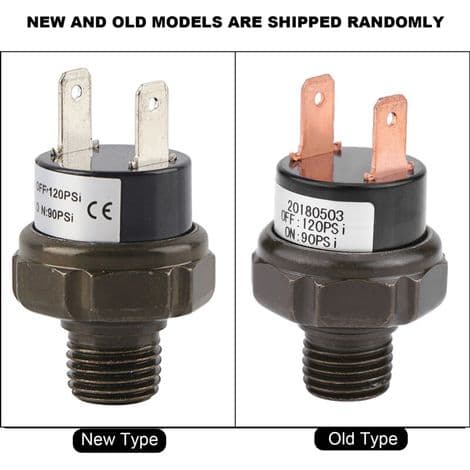 Universal 12V (90-120PSI) Automatisk Luftkompressorafbryder til Bil Lufttrykskontrolafbryder