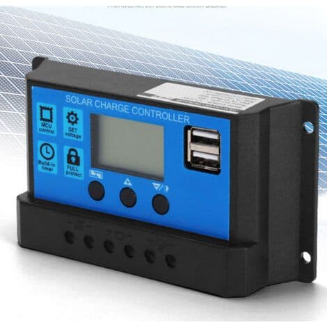 40A 12V 24V Automatisk Solar Opladningscontroller, PWM Controller (40A)