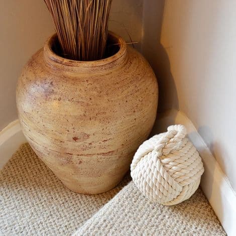Pc Kraftig Nautisk Knuteformet Dørstopper Krem (Beige)