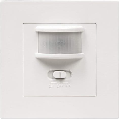 160° innfelt bevegelsessensor veggbryter for LED- og halogenpærer