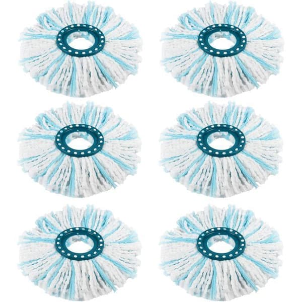 3 stk. erstatningsmoppehode, kompatibelt med Leifheit Clean Twist Mop, erstatningsmoppehode for moppesett L