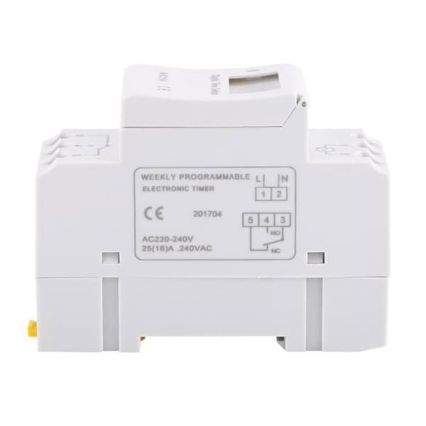 Elektronisk tidsafbryder - HB057 - Digital programmering - 16A - Indendørs - Hvid
