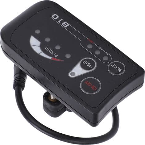 S810 LED-display för 48V elcykel, vattentät kontrollpanel för modifiering av elcykel med vattentätt gränssnitt.
