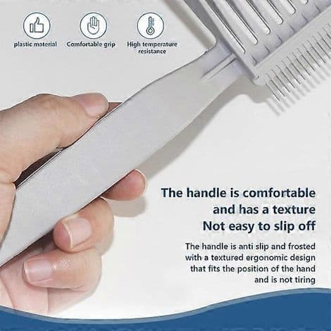 Lagdelt hårkam, profesjonell buet posisjoneringskam (3-delt sett)
