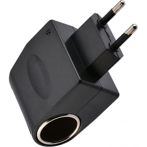 220V AC til 12V DC bilstrømomformer, cigarettænderadapter, transformerstik til bil, varevogn, lastbil
