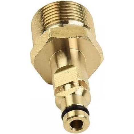 (50×23×23) M22-adapter för högtryckstvätt i massiv mässing och K-seriens utloppskoppling för Karcher, Nilfisk