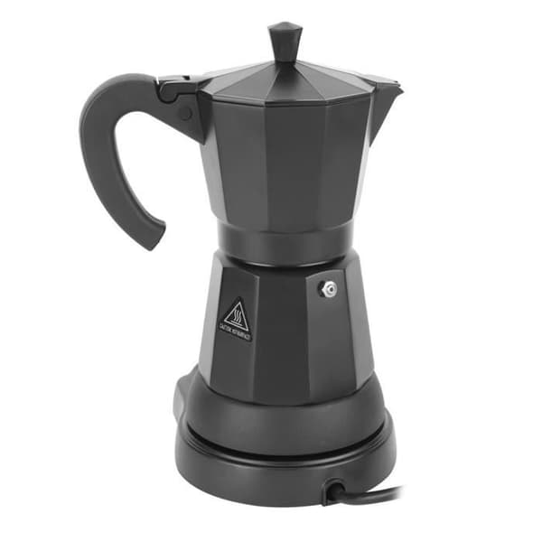 Kaffemaskine - ESTANK - Bærbar elektrisk kande - 300 ml - 3 kopper - Sort