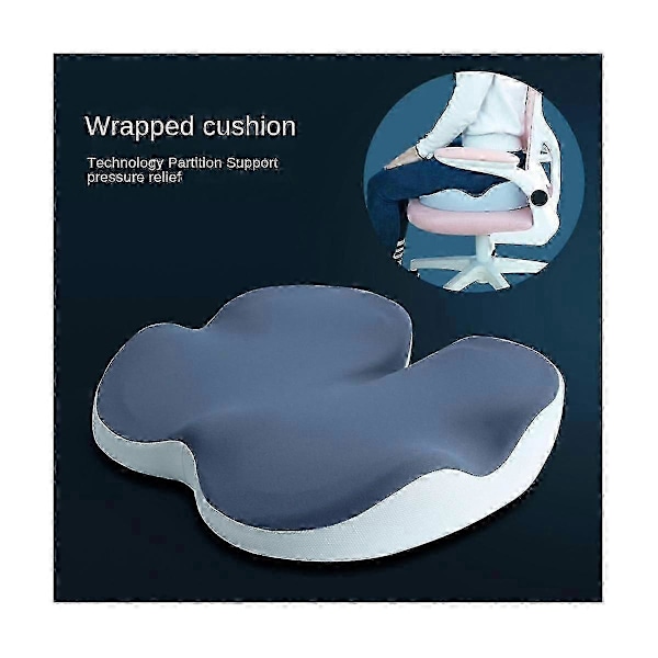 Bekväm Memory Foam Långsam Återhämtning Kudde Bil Kontorsstol Kudde Lämplig för Stillasittande Svanskota