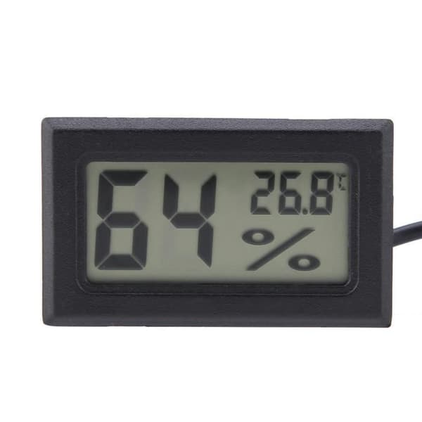 Termometer Hygrometer Digital LCD-skjerm Termometer Måler Temperatur Tester for Akvarium
