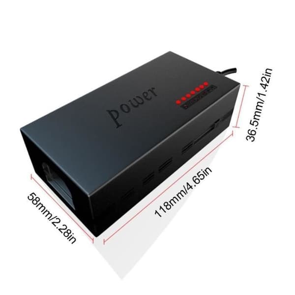 96W universell strømforsyning for bærbar PC, 12V-24V, justerbar AC-DC strømadapter, [1DB85DD]