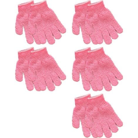5 par rosa badehansker