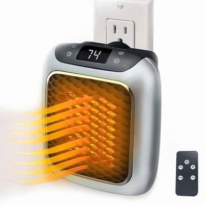 800W Vifteovn - Keramisk - Smart - Veggplugg