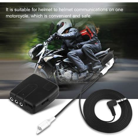 Motorsykkel intercom med hjelm, hjelm-til-hjelm kommunikasjonssystem