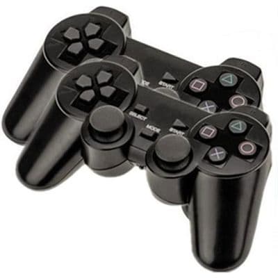 PS3 Dubbelkontrollpaket (Svart)