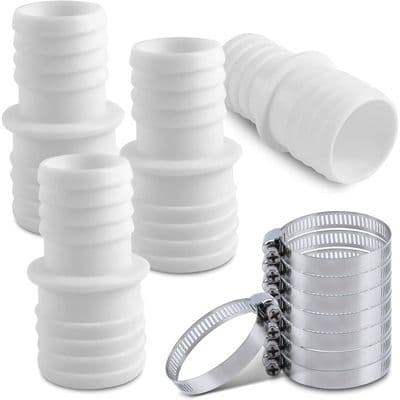 Rørforbinder - AIMOONSA - 4 stk. - 32 mm til 38 mm - Holdbar plast - Rustfri stålklemmer