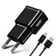 5V 2A Micro USB-kabel til hurtig opladning, opladerkabel til Android-telefoner, kompatibel med H Micro USB Sort -LC4150