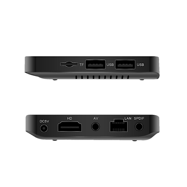 Q96 Mini Smart Tv Box 4k Set Top Box 1gb+8gb Core Android Tv Set Top Box Nätverks Tv Spelare Us Kontakt