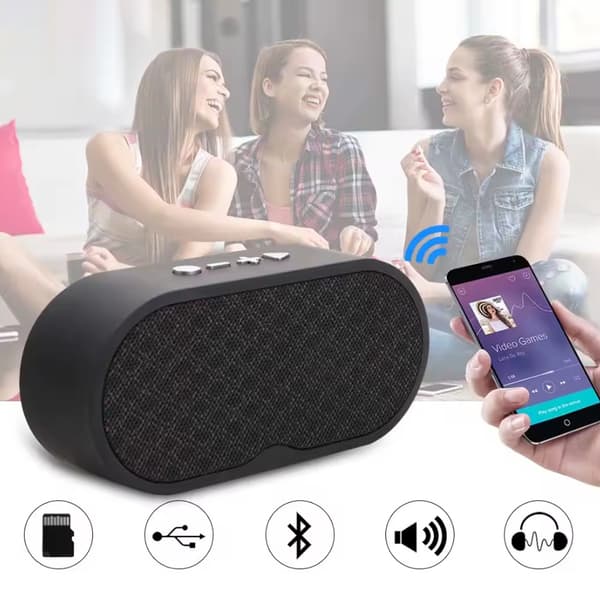 Bluetooth 5.0 Høyttaler - Mini Trådløs