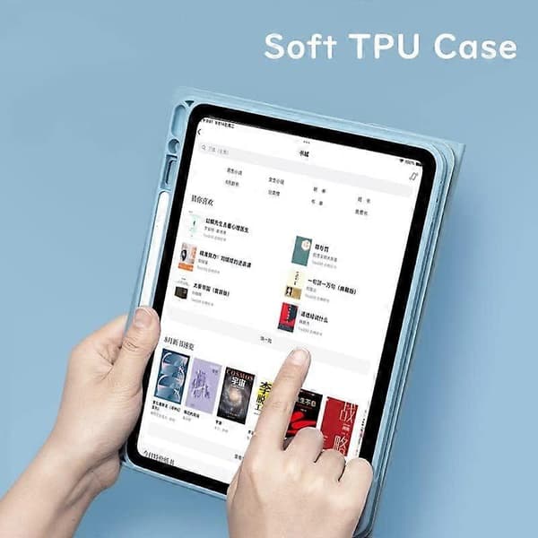 iPad 10:e generationen 2022 10,9\" tangentbordsfodral (Ljusrosa)