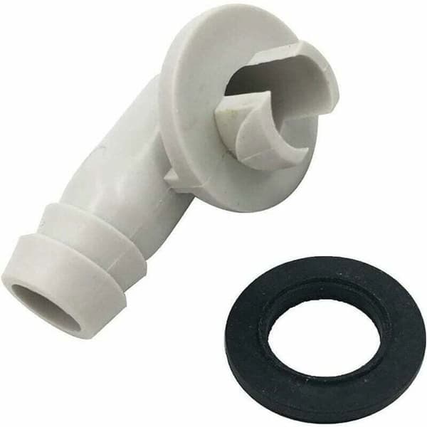 Afløbsalbueforbindelse - PZCC - PZCC - 15 mm - Holdbar plast - Pakke med 3