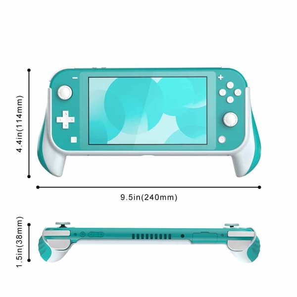 Switch Lite Grip Cover, Beskyttende Handsker, Stilfuld og Ergonomisk, Anti-Golf, Spilcontroller