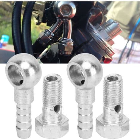 M8 Turbolader Hulbolt Sæt, Et Par, Salgstilbehør til 4-5 mm Rør, M8X1 Brændselsoliebolt.