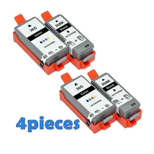Högkvalitativa 4 st Kompatibla bläckpatroner Pgi35 Cli36 Pgi-35 Cli-36 Pgi 35 Cli 36 För Canon Pixma Ip100b Ip100 Ip100 Mini 260 320 Skrivare