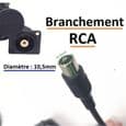 36V Elcykeloplader RCA 42V Oplader til 36V Batteri [RCA-tilslutning KONTROLLER FØR KØB]