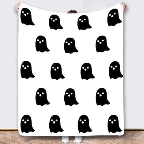 Halloween-teppe 150 cm x 200 cm, ideelt for festlige senger - 48