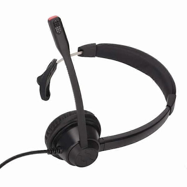 USB Business Headset Enkelsidigt Öra Hörlurar Stödjer Högtalarvolymjustering Mikrofon Ljudavstängning Volym En Knapp Ljudavstängning Hot
