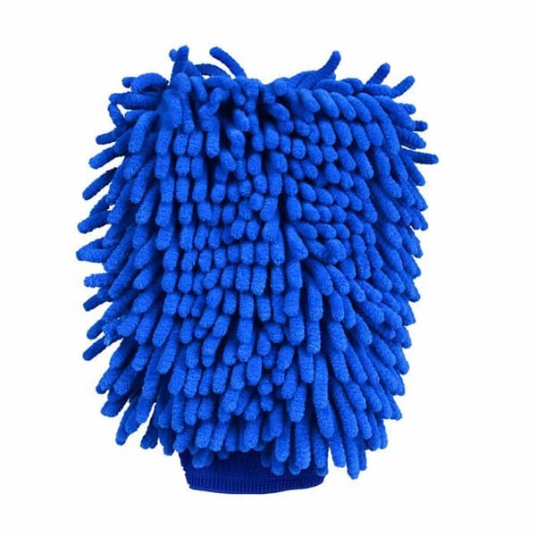 Sæt med 3 chenille bilvaskehandsker, bilvaskehandsker, mikrofiber bilvaskehandsker, 3 farver
