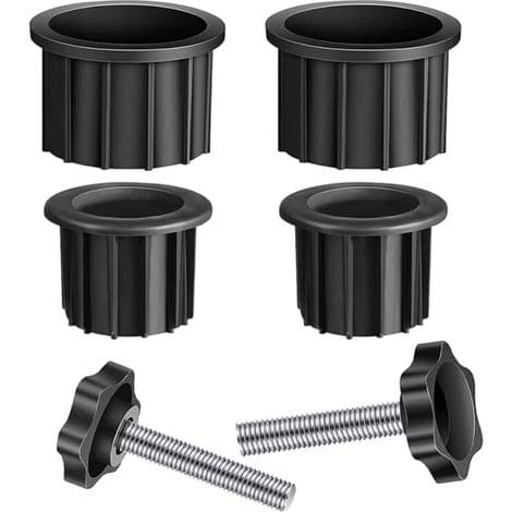 Parasolladapter, parasollbase-redusering, hylseplugg og dekselsett, reservedeler til parasollbase