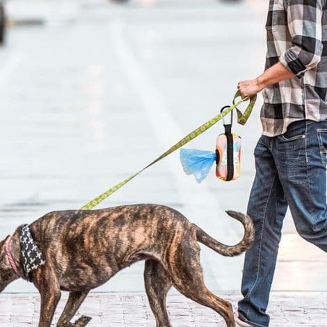 Hundeavfallsposeholder med glidelås