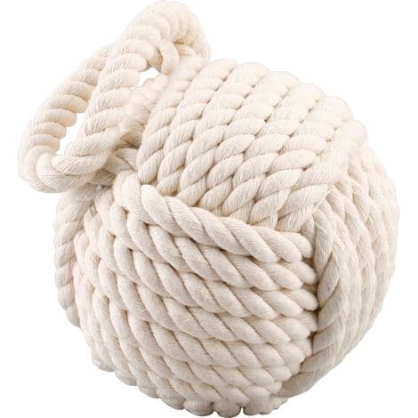 Pc Kraftig Nautisk Knuteformet Dørstopper Krem (Beige)