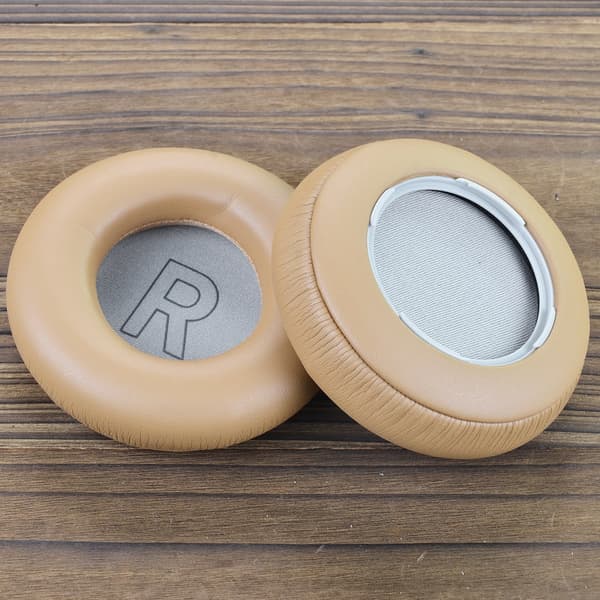 Mörkbruna öronkuddar i proteinläder för B&O Beoplay H9 3:e generationen