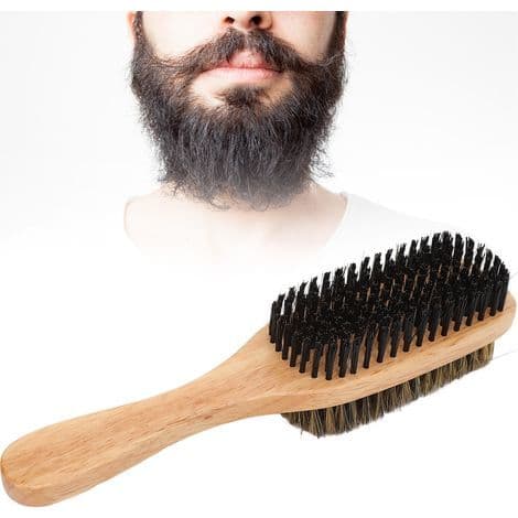 Dobbeltsidig barberkost for menn - Dyprens av hår med ergonomisk design